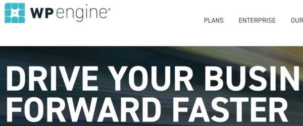 WP Engine Hosting Home Page